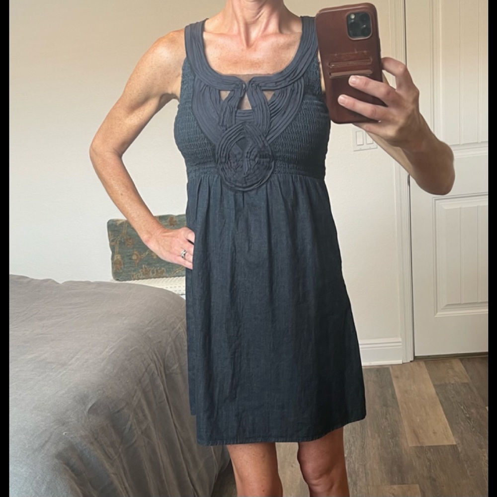 Calvin Klein Midi Dress soft denim material